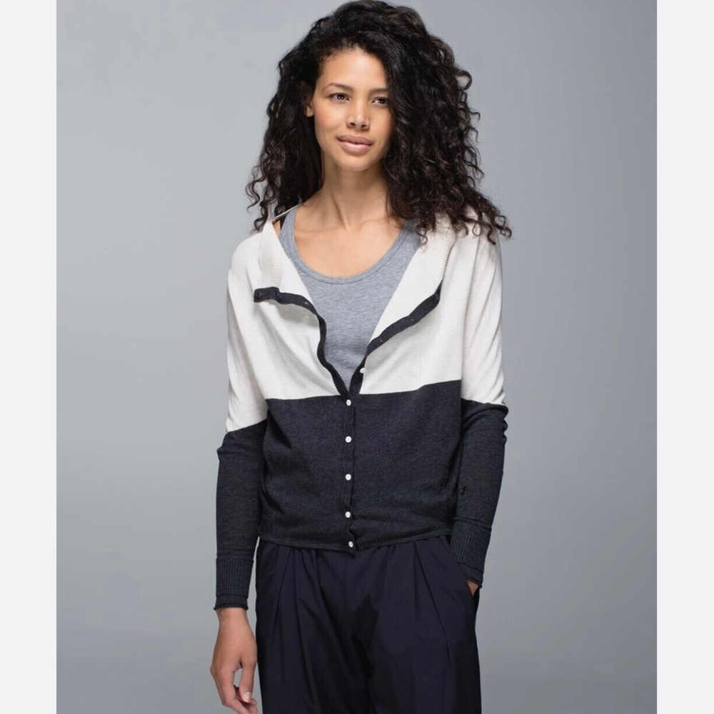 Lululemon afterclass cotton cardigan size 4 price firm!